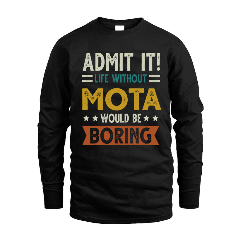 ESTELLA HH88-K2–Personalized Funny Quote Apparel “Life Without NAME Would Be Boring”