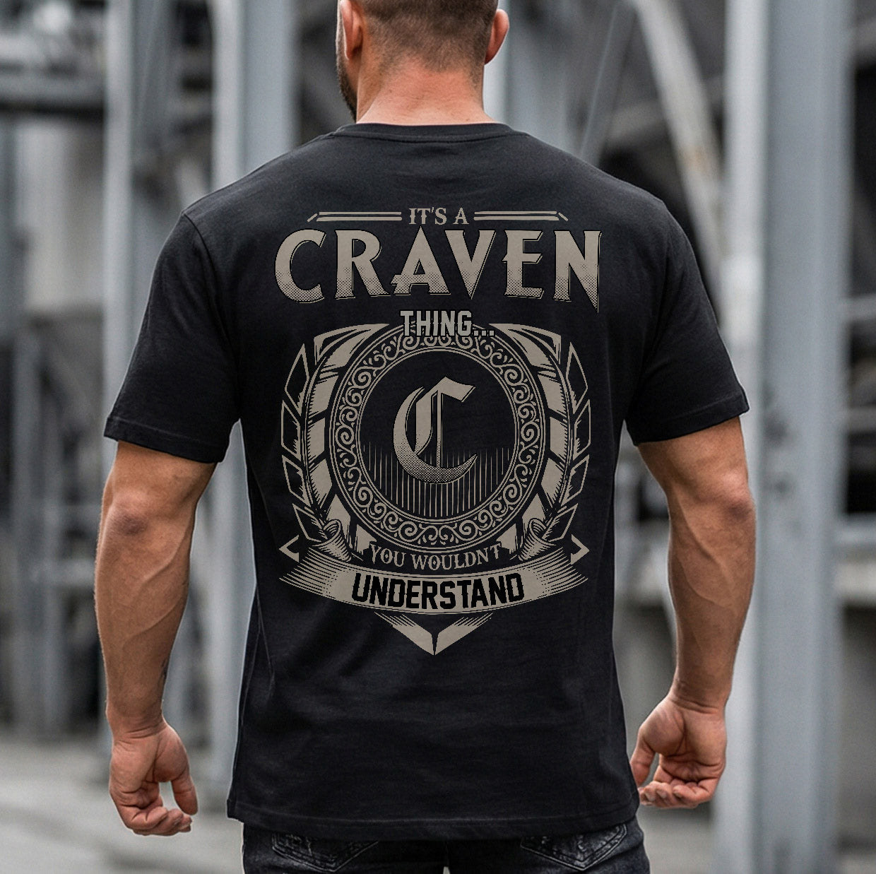 CRAVEN HH88-K2–Personalized Name Quote Apparel “It’s a/an NAME Thing You Wouldn’t Understand”