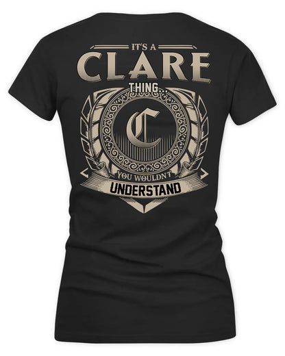 CLARENCE HH88-K2–Personalized Name Quote Apparel “It’s a/an NAME Thing You Wouldn’t Understand”
