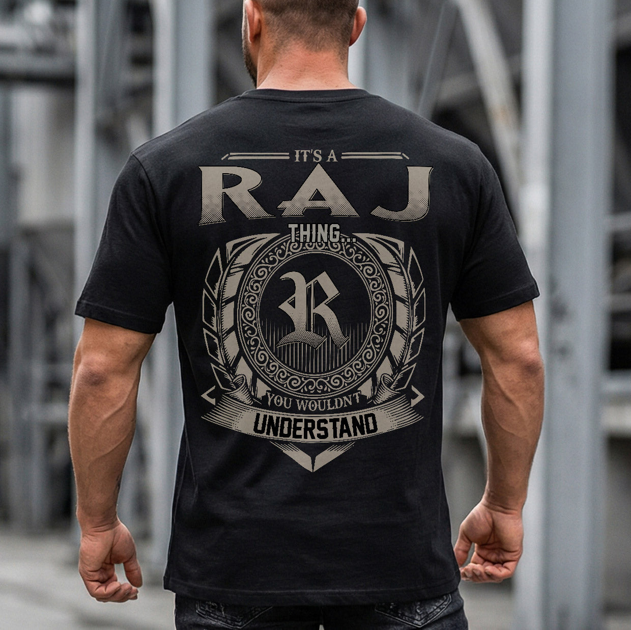 RAJ HH88-K2–Personalized Name Quote Apparel “It’s a/an NAME Thing You Wouldn’t Understand”