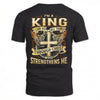 KING HH88-K2–Personalized Name Quote T-Shirt