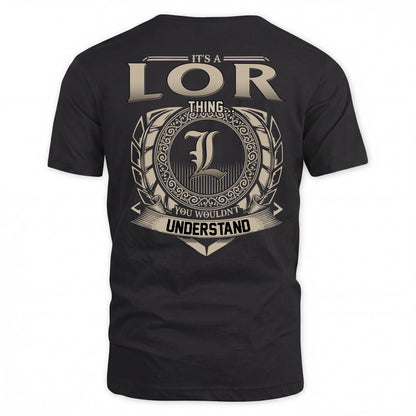 LOR HH88-K2–Personalized Name Quote Apparel “It’s a/an NAME Thing You Wouldn’t Understand”