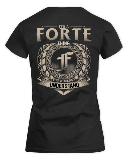 FORTE HH88-K2–Personalized Name Quote Apparel “It’s a/an NAME Thing You Wouldn’t Understand”