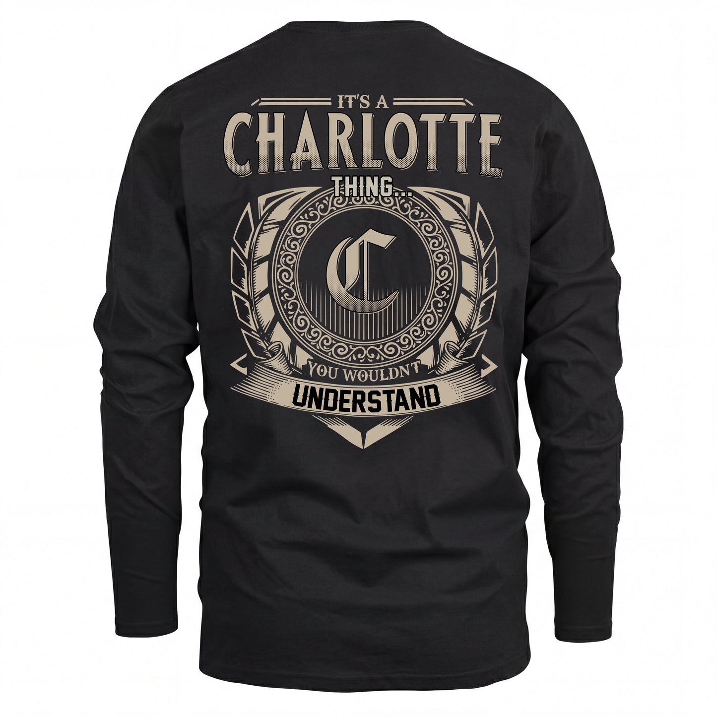 CHARLOTTE HH88-K2–Personalized Name Quote Apparel “It’s an NAME Thing You Wouldn’t Understand”