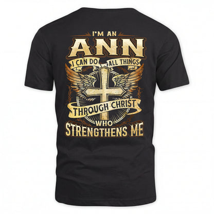ANN HH88-K2–Personalized Name Quote T-Shirt