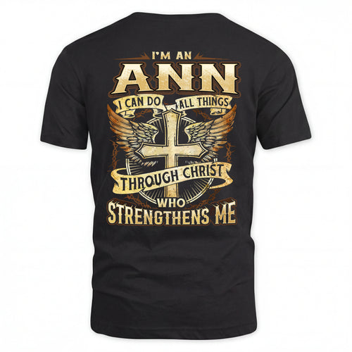 ANN HH88-K2–Personalized Name Quote T-Shirt