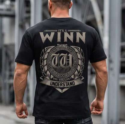 WINN HH88-K2–Personalized Name Quote Apparel “It’s a/an NAME Thing You Wouldn’t Understand”