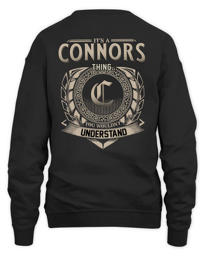 CONNORS HH88-K2–Personalized Name Quote Apparel “It’s a/an NAME Thing You Wouldn’t Understand”