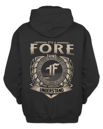 FORE HH88-K2–Personalized Name Quote Apparel “It’s a/an NAME Thing You Wouldn’t Understand”
