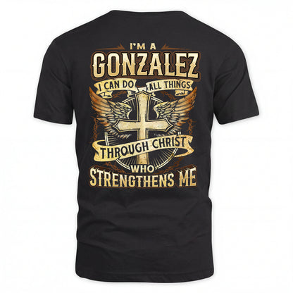 GONZALEZ HH88-K2–Personalized Name Quote T-Shirt