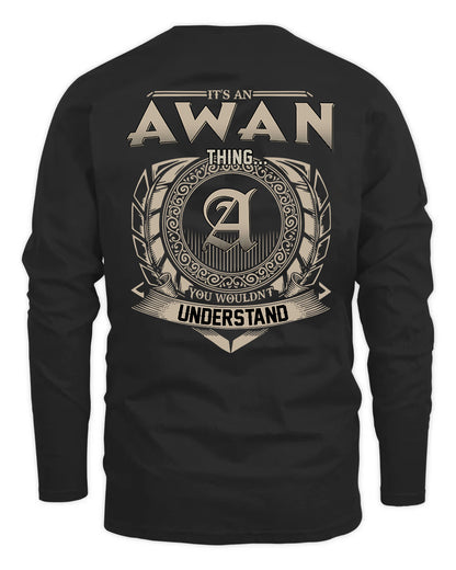 AWAN HH88-K2–Personalized Name Quote Apparel “It’s a/an NAME Thing You Wouldn’t Understand”