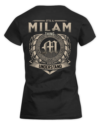MILAN HH88-K2–Personalized Name Quote Apparel “It’s a/an NAME Thing You Wouldn’t Understand”