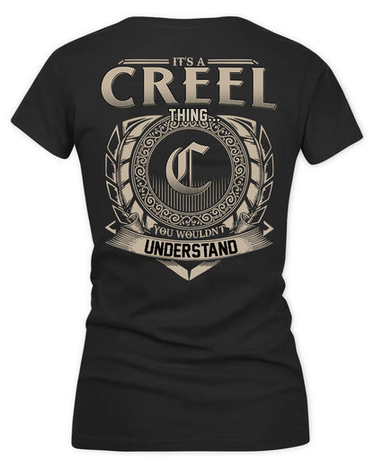 CREIGHTON HH88-K2–Personalized Name Quote Apparel “It’s a/an NAME Thing You Wouldn’t Understand”