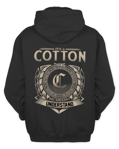 COTTON HH88-K2–Personalized Name Quote Apparel “It’s a/an NAME Thing You Wouldn’t Understand”