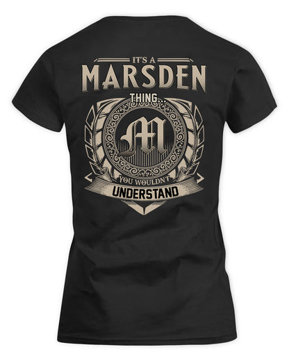 MARSDEN HH88-K2–Personalized Name Quote Apparel “It’s a/an NAME Thing You Wouldn’t Understand”