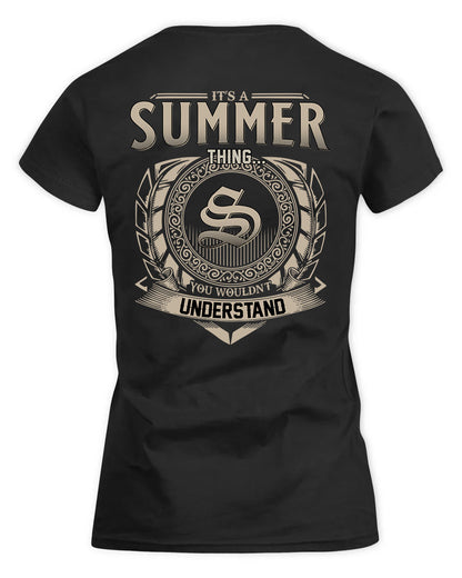 SUMNER HH88-K2–Personalized Name Quote Apparel “It’s a/an NAME Thing You Wouldn’t Understand”