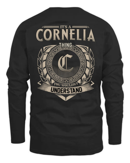 CORNELIA HH88-K2–Personalized Name Quote Apparel “It’s a/an NAME Thing You Wouldn’t Understand”