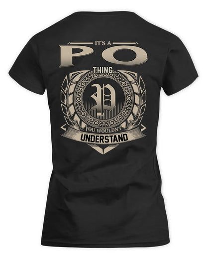 POE HH88-K2–Personalized Name Quote Apparel “It’s a/an NAME Thing You Wouldn’t Understand”