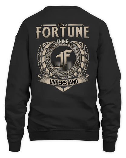 FORTUNE HH88-K2–Personalized Name Quote Apparel “It’s a/an NAME Thing You Wouldn’t Understand”