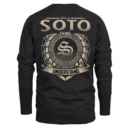 SOTO HH88-K2–Personalized Name Quote Apparel “It’s an NAME Thing You Wouldn’t Understand”
