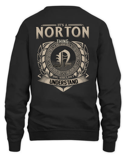 NORTON HH88-K2–Personalized Name Quote Apparel “It’s a/an NAME Thing You Wouldn’t Understand”