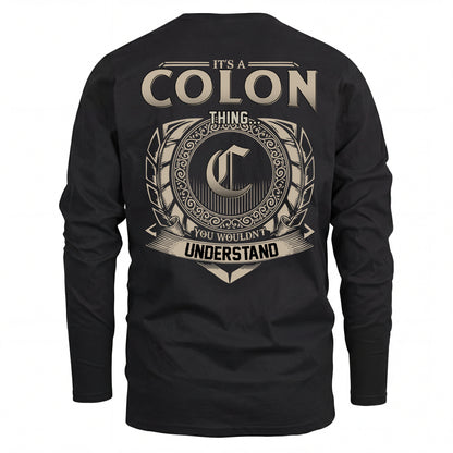 COLON HH88-K2–Personalized Name Quote Apparel “It’s an NAME Thing You Wouldn’t Understand”