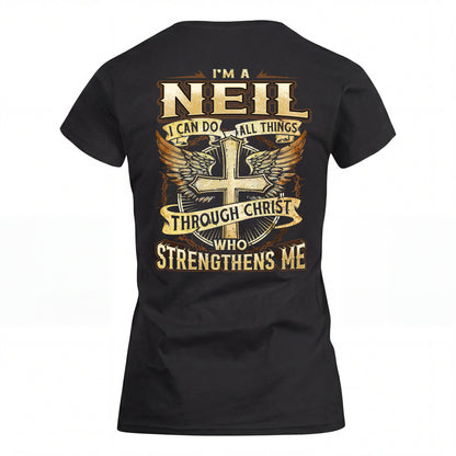 NEIL HH88-K2–Personalized Name Quote T-Shirt