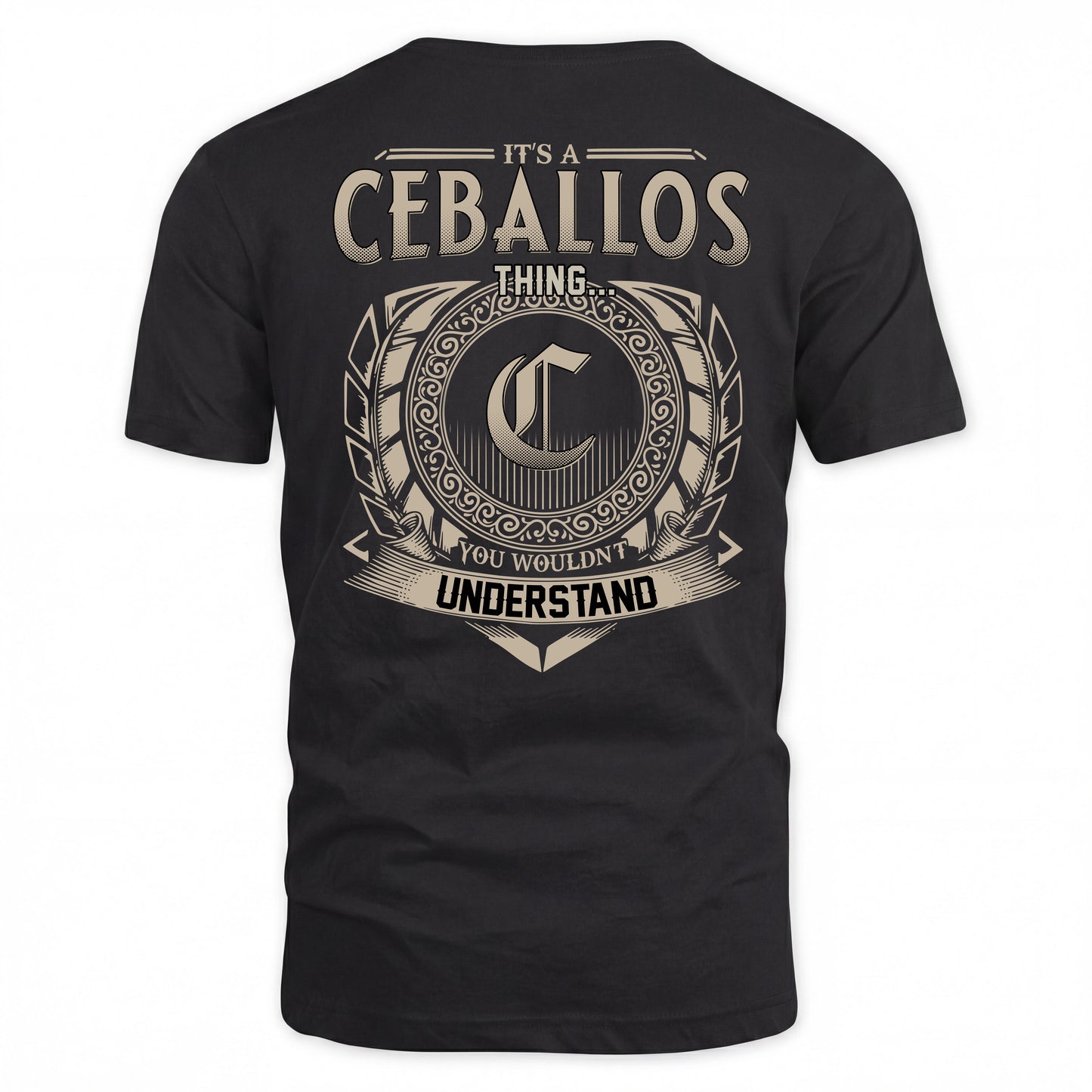 CEBALLOS HH88-K2–Personalized Name Quote Apparel “It’s a/an NAME Thing You Wouldn’t Understand”