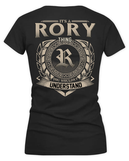 RORY HH88-K2–Personalized Name Quote Apparel “It’s a/an NAME Thing You Wouldn’t Understand”