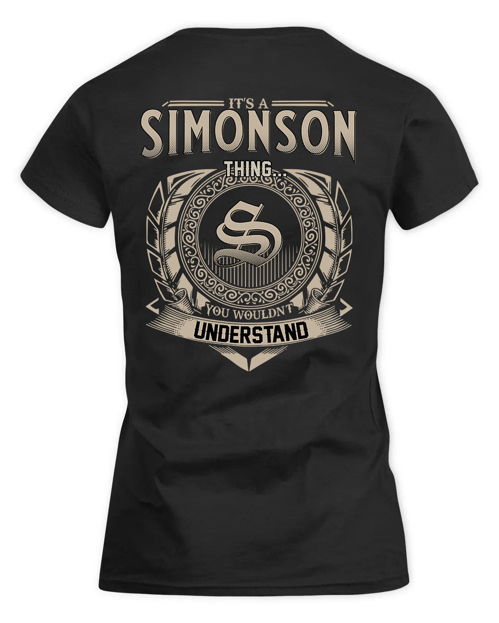 SIN HH88-K2–Personalized Name Quote Apparel “It’s a/an NAME Thing You Wouldn’t Understand”