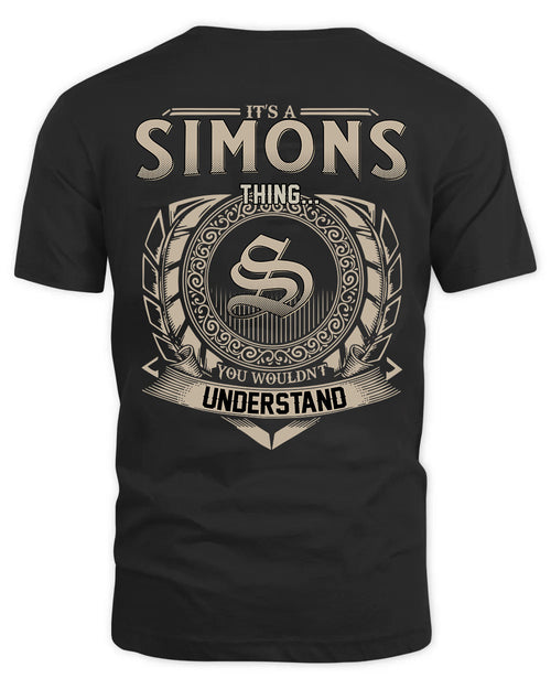 SIMONS HH88-K2–Personalized Name Quote Apparel “It’s a/an NAME Thing You Wouldn’t Understand”