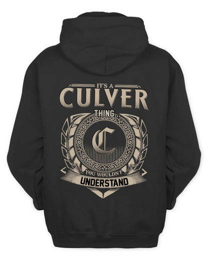 CULVER HH88-K2–Personalized Name Quote Apparel “It’s a/an NAME Thing You Wouldn’t Understand”