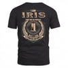 IRIS 2K-101–Personalized Name Quote Apparel “I Am NAME May Not Be Perfect But I Am Limited Edition”