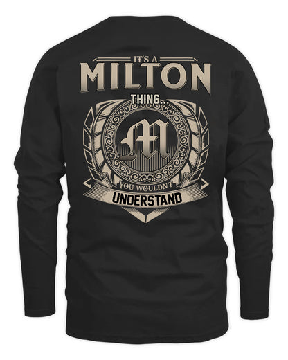 MILTON HH88-K2–Personalized Name Quote Apparel “It’s a/an NAME Thing You Wouldn’t Understand”