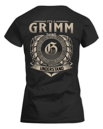 GRIMM HH88-K2–Personalized Name Quote Apparel “It’s a/an NAME Thing You Wouldn’t Understand”