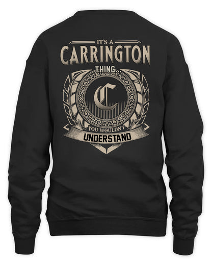 CARRINGTON HH88-K2–Personalized Name Quote Apparel “It’s a/an NAME Thing You Wouldn’t Understand”