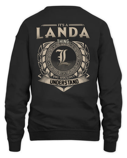 LANDA HH88-K2–Personalized Name Quote Apparel “It’s a/an NAME Thing You Wouldn’t Understand”