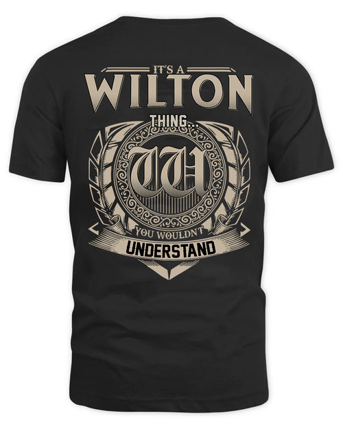 WILTON HH88-K2–Personalized Name Quote Apparel “It’s a/an NAME Thing You Wouldn’t Understand”
