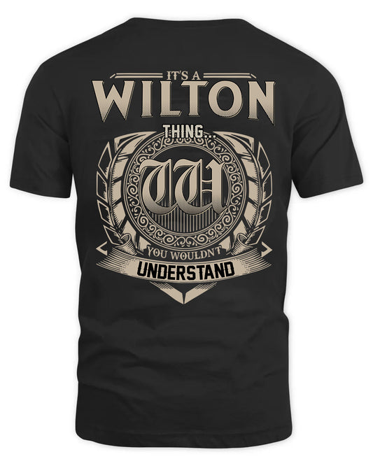 WILTON HH88-K2–Personalized Name Quote Apparel “It’s a/an NAME Thing You Wouldn’t Understand”
