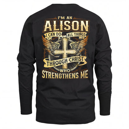 ALISON HH88-K2–Personalized Name Quote T-Shirt
