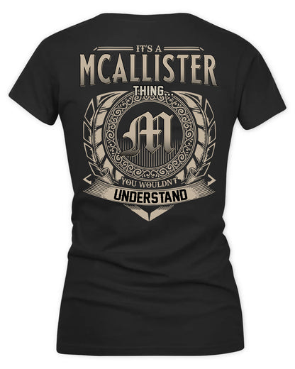 MCARDLE HH88-K2–Personalized Name Quote Apparel “It’s a/an NAME Thing You Wouldn’t Understand”