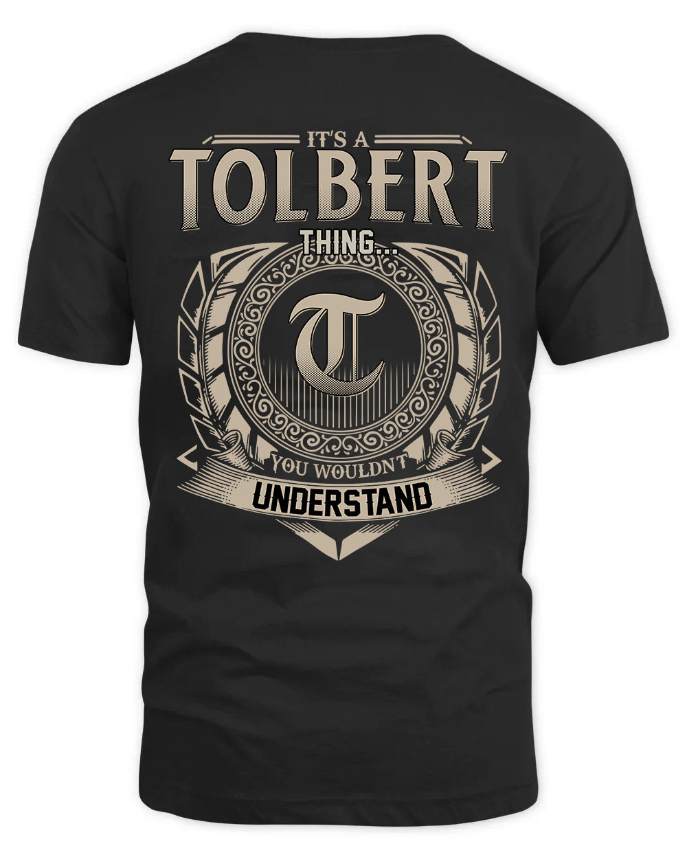 TOLBERT HH88-K2–Personalized Name Quote Apparel “It’s a/an NAME Thing You Wouldn’t Understand”