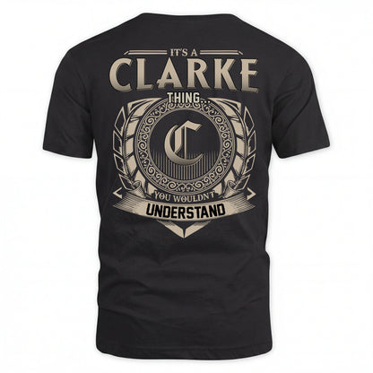 CLARKE HH88-K2–Personalized Name Quote Apparel “It’s an NAME Thing You Wouldn’t Understand”
