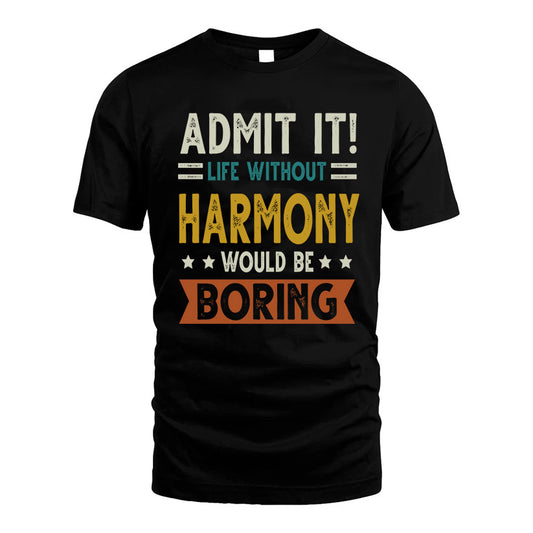 CHAREST HH88-K2–Personalized Funny Quote Apparel “Life Without NAME Would Be Boring”