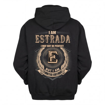 ESTRADA 2K-101–Personalized Name Quote Apparel “I Am NAME May Not Be Perfect But I Am Limited Edition”