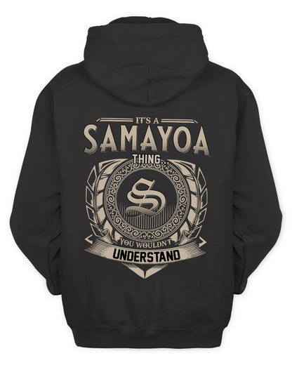 SAMAYOA HH88-K2–Personalized Name Quote Apparel “It’s a/an NAME Thing You Wouldn’t Understand”