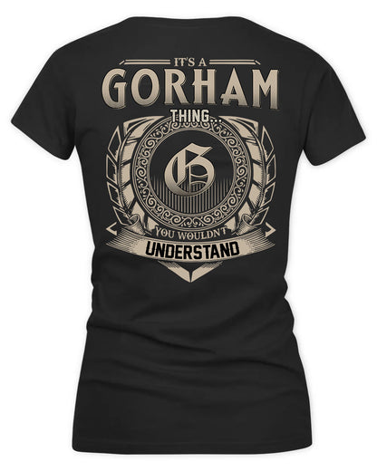 GORMAN HH88-K2–Personalized Name Quote Apparel “It’s a/an NAME Thing You Wouldn’t Understand”