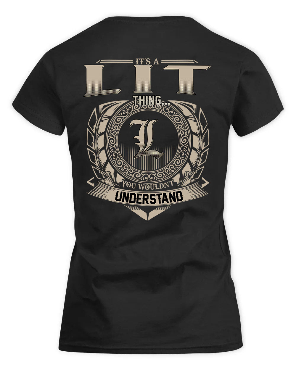 LIT HH88-K2–Personalized Name Quote Apparel “It’s a/an NAME Thing You Wouldn’t Understand”
