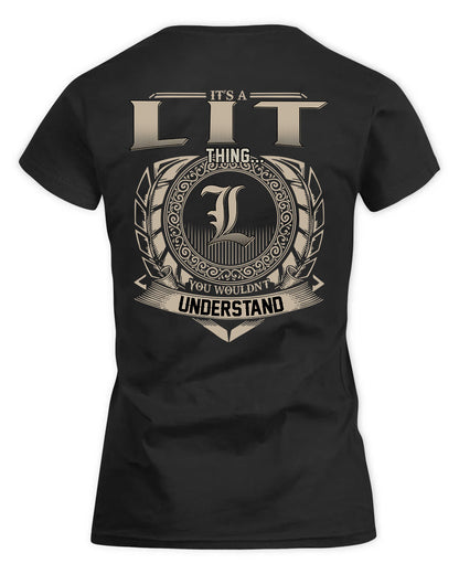 LIT HH88-K2–Personalized Name Quote Apparel “It’s a/an NAME Thing You Wouldn’t Understand”