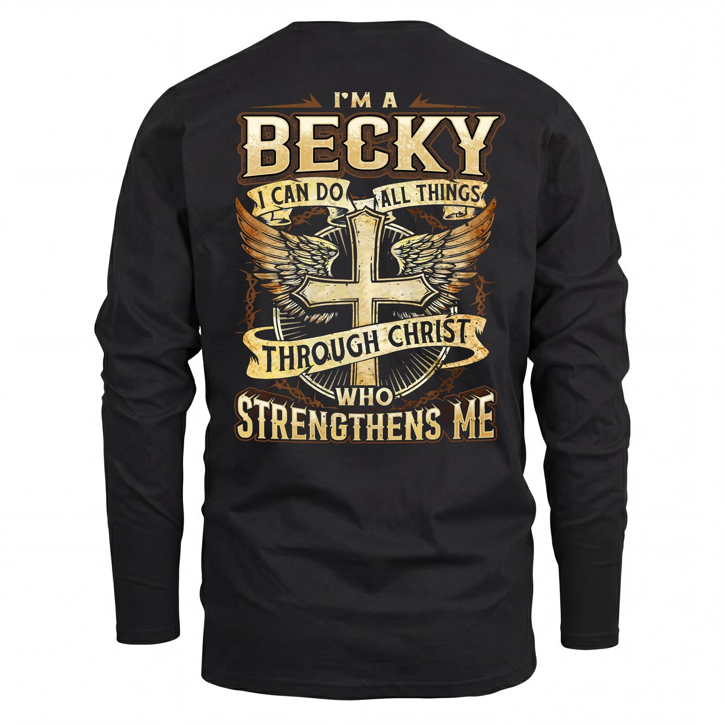 BECKY HH88-K2–Personalized Name Quote T-Shirt